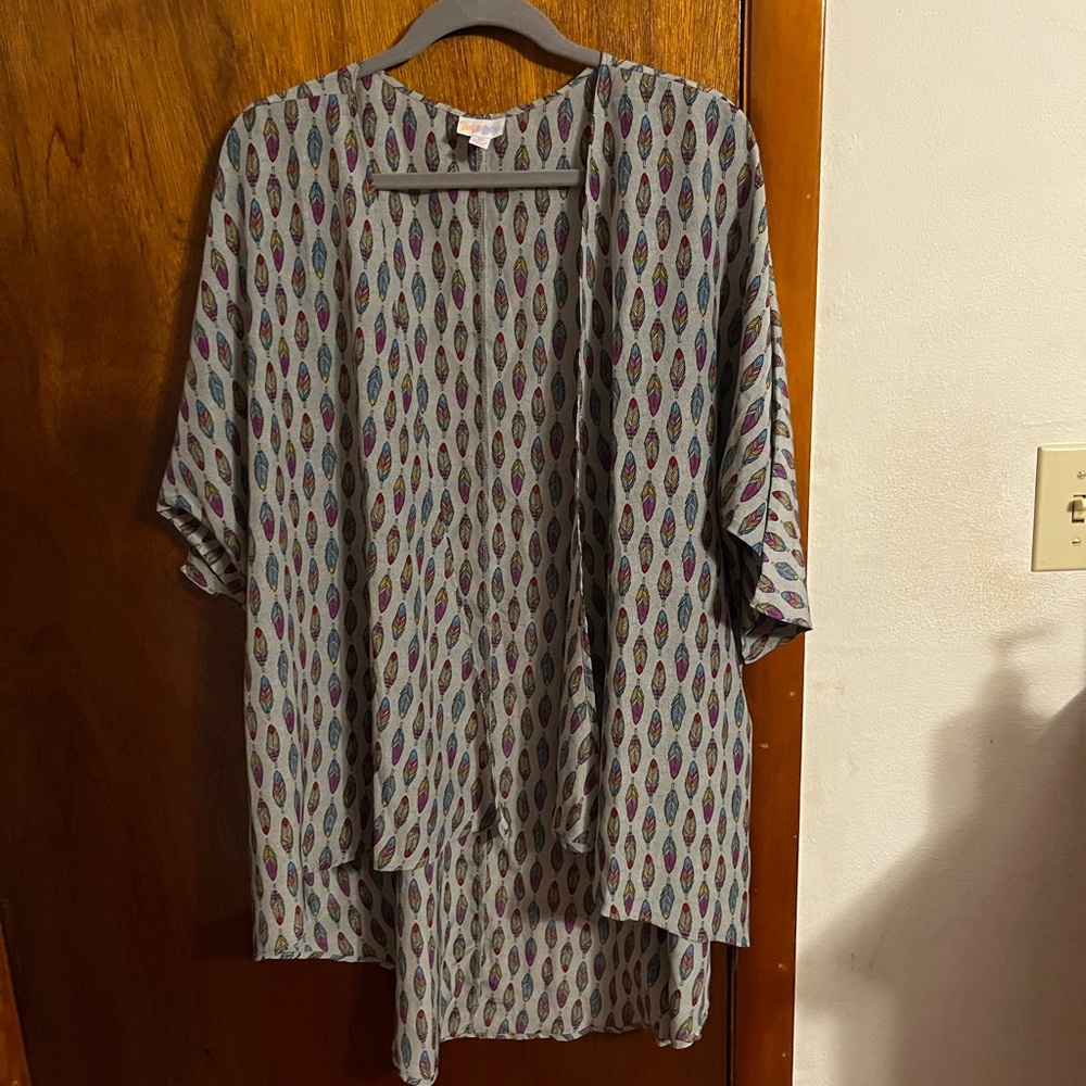LuLaRoe Multicolor Patterned Blouse